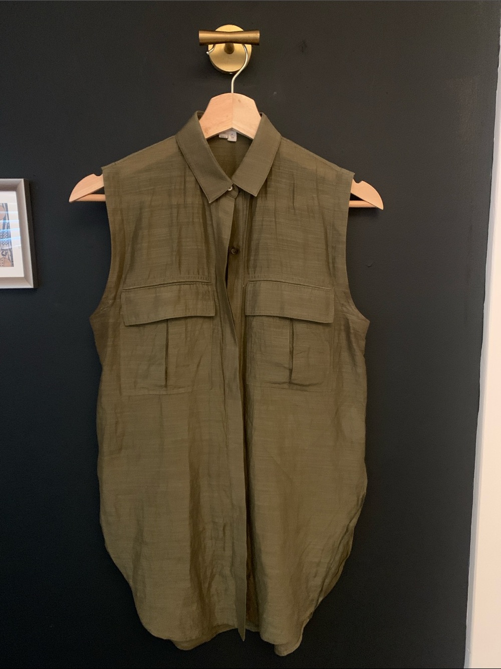 Helmut Lang  cotton/silk blend tunic